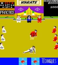 Karate Champ sur Arcade
